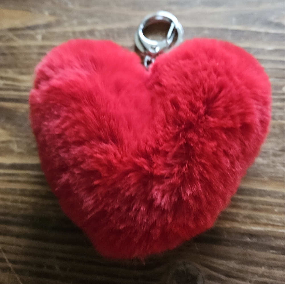 Red Heart-Shaped Key Holder